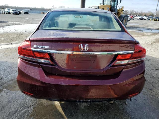  HONDA CIVIC 2013 Burgundy