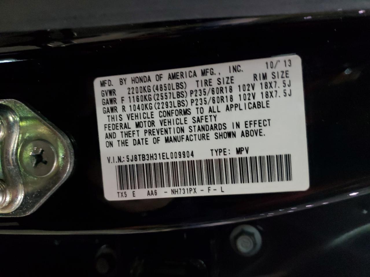 2014 Acura RDX - Image 14