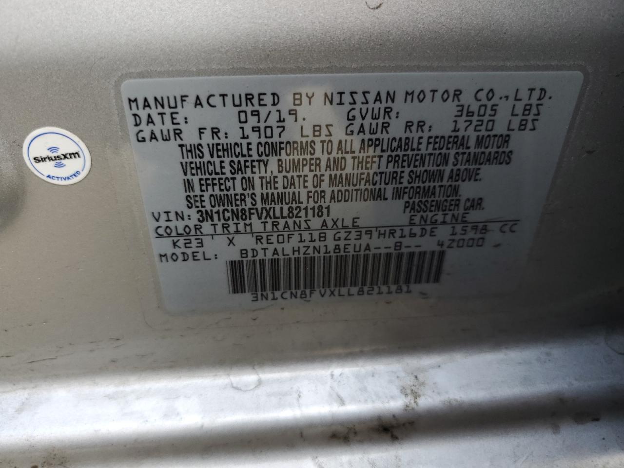 2020 Nissan Versa - Image 12