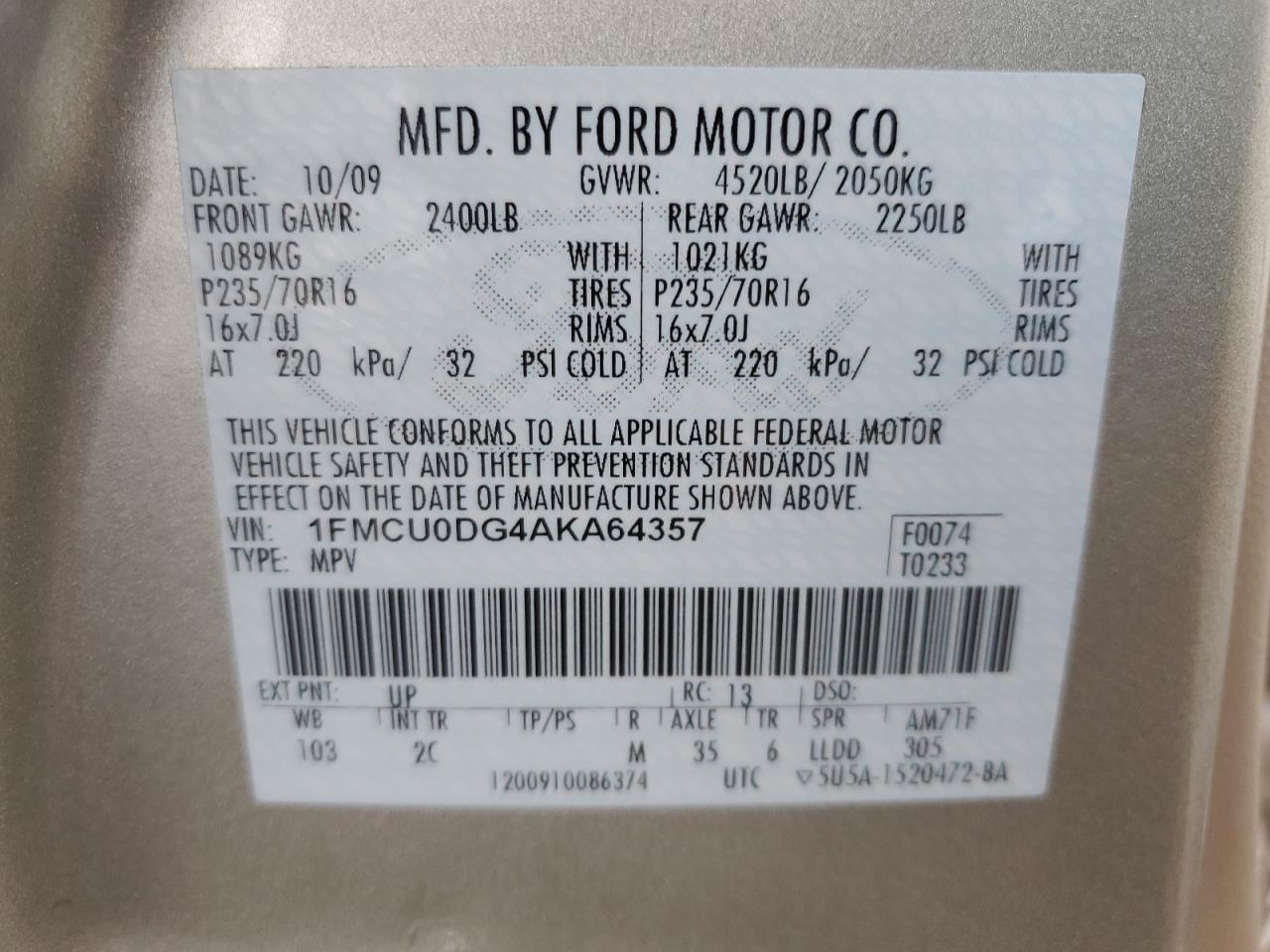 2010 Ford Escape - Image 13