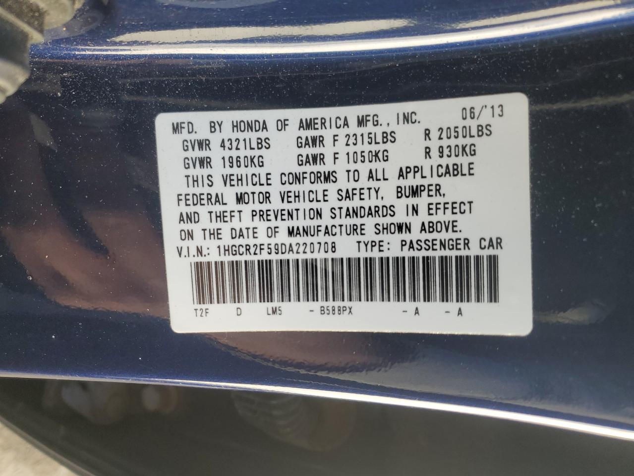 2013 Honda Accord - Image 12