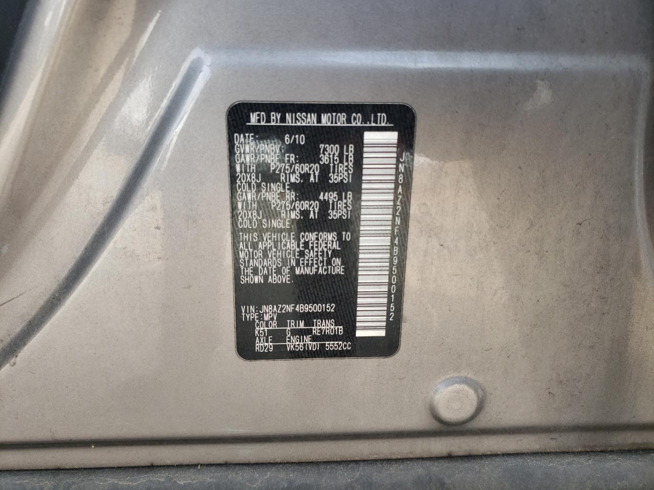 2011 Infiniti QX56 - Image 15