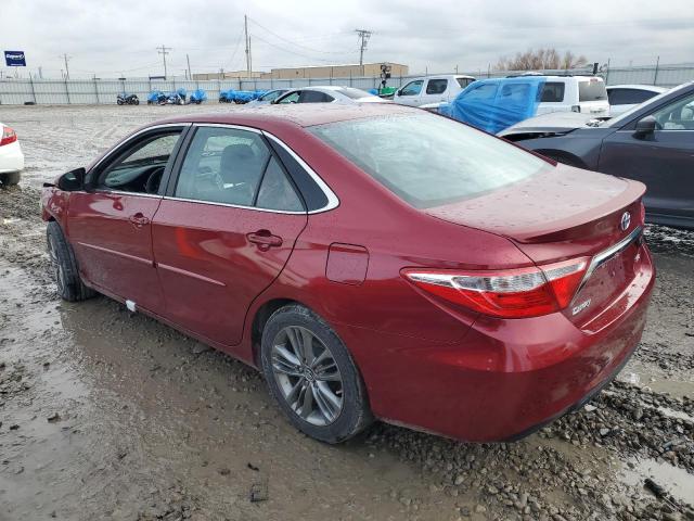  TOYOTA CAMRY 2015 Red