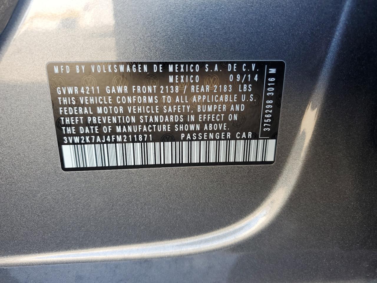 2015 Volkswagen Jetta - Image 12