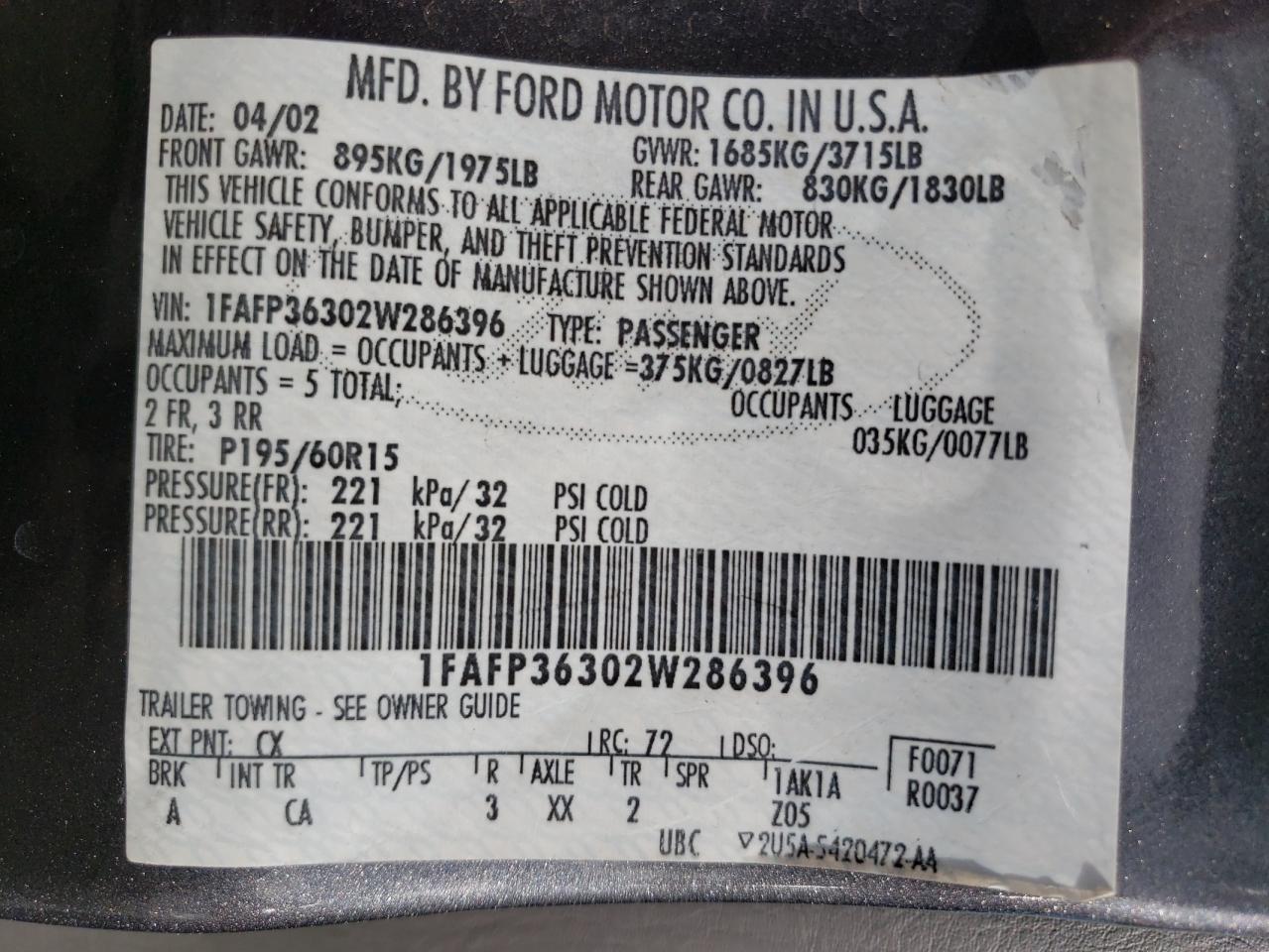 2002 Ford Focus - Image 13