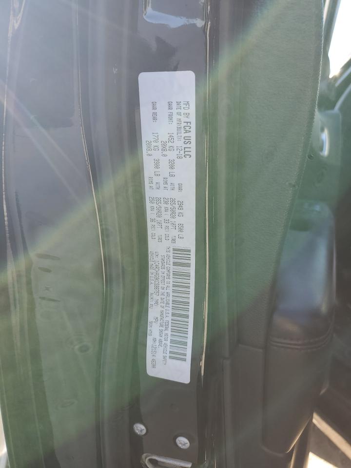 2019 Dodge Durango Sx VIN: 598757 Lot: 43577335