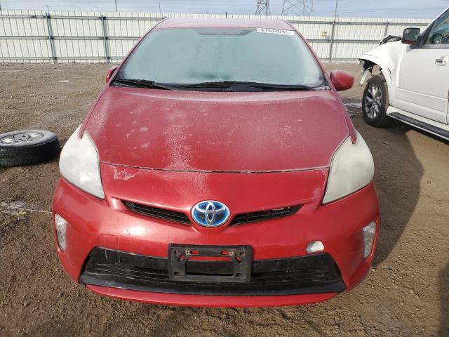  TOYOTA PRIUS 2012 Czerwony