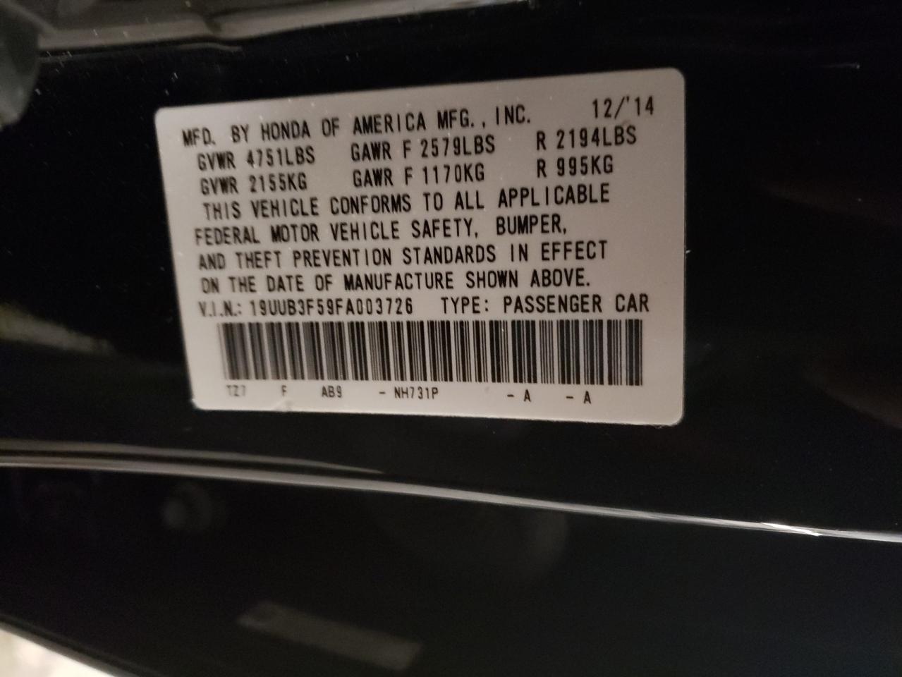 2015 Acura TLX - Image 12