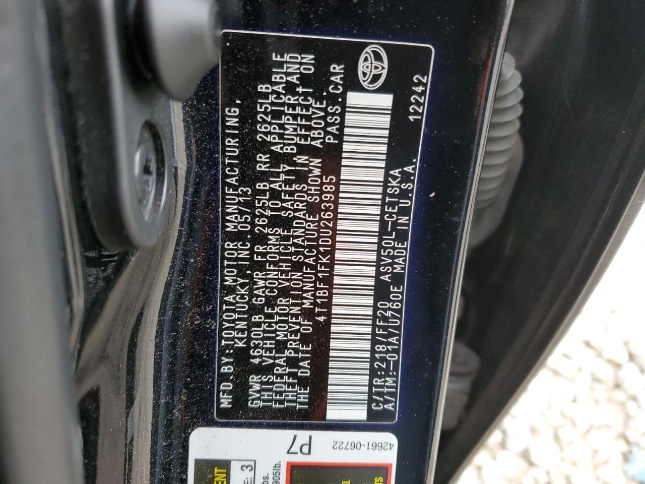 2013 Toyota Camry - Image 12