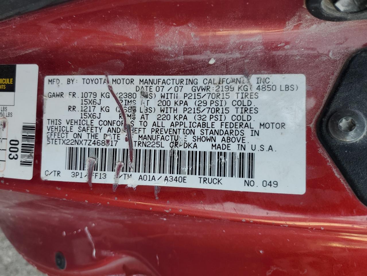 2007 Toyota Tacoma - Image 12