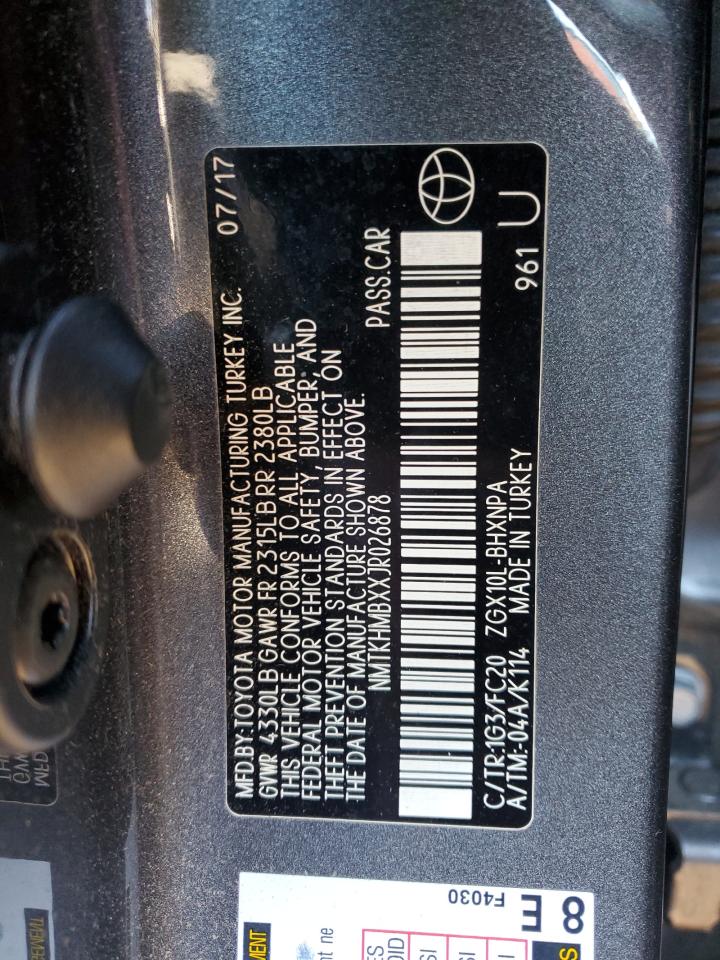 2018 Toyota C-HR - Image 12