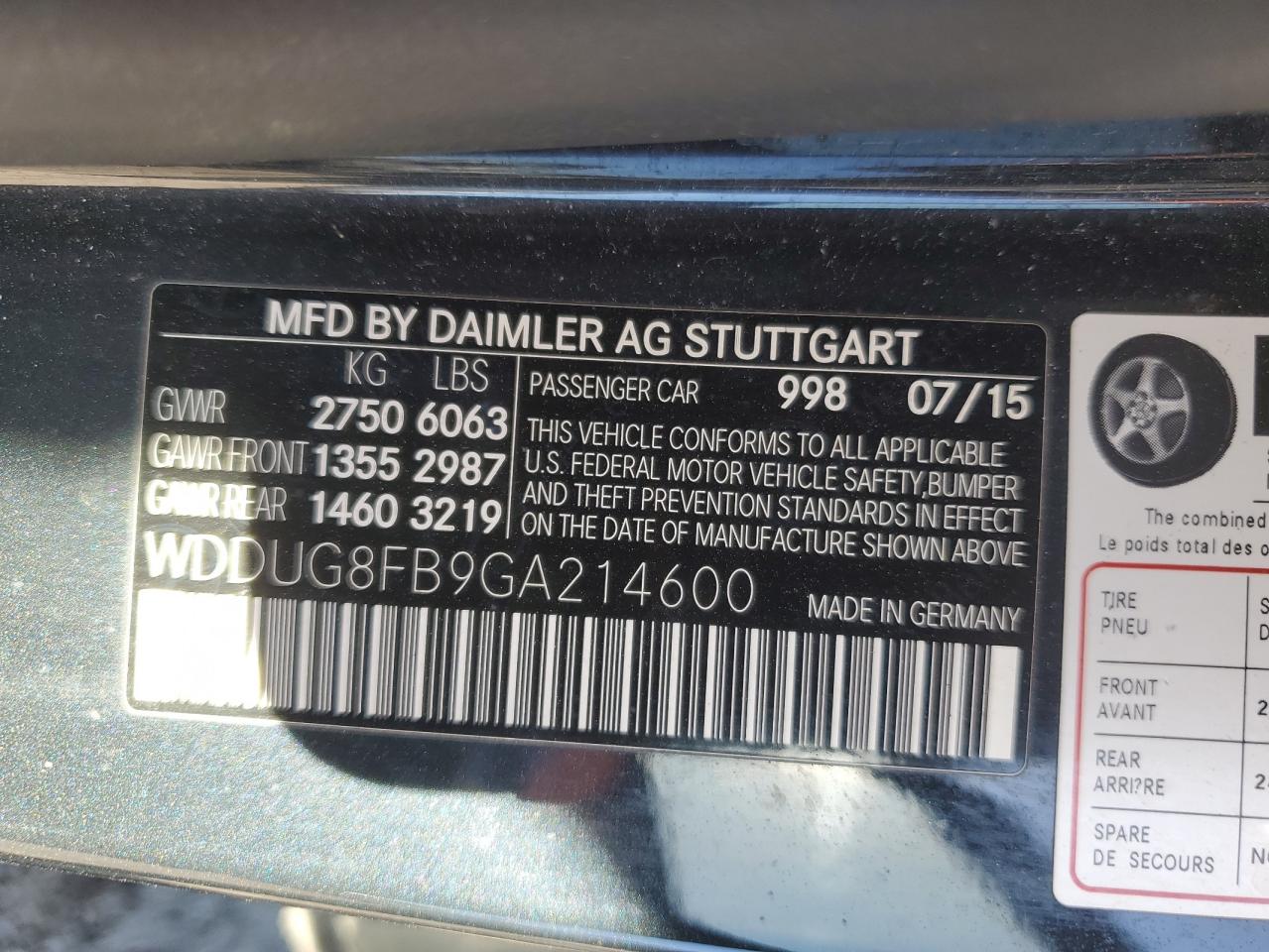 2016 Mercedes-Benz S-klasse - Image 13