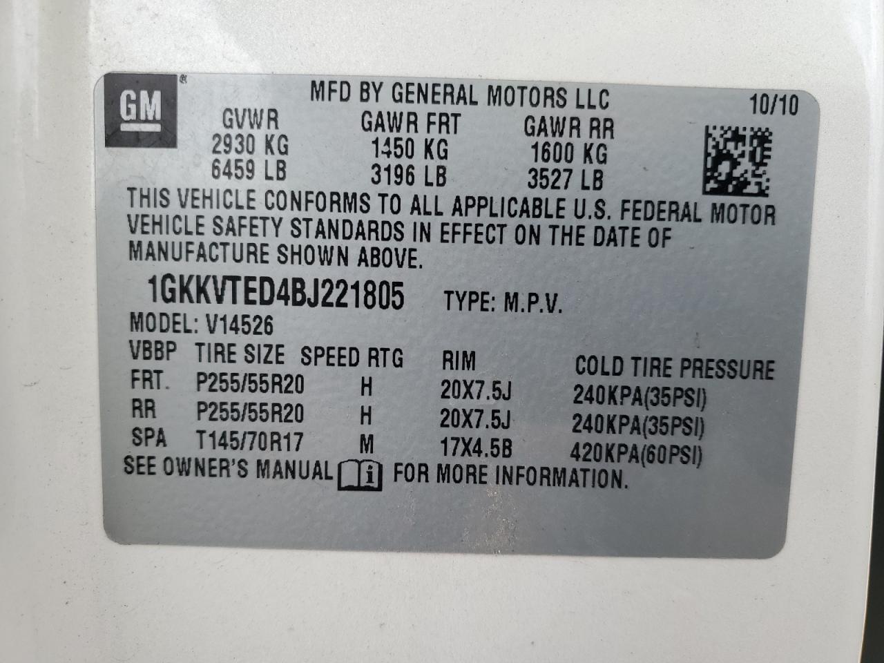 2011 GMC Acadia - Image 15