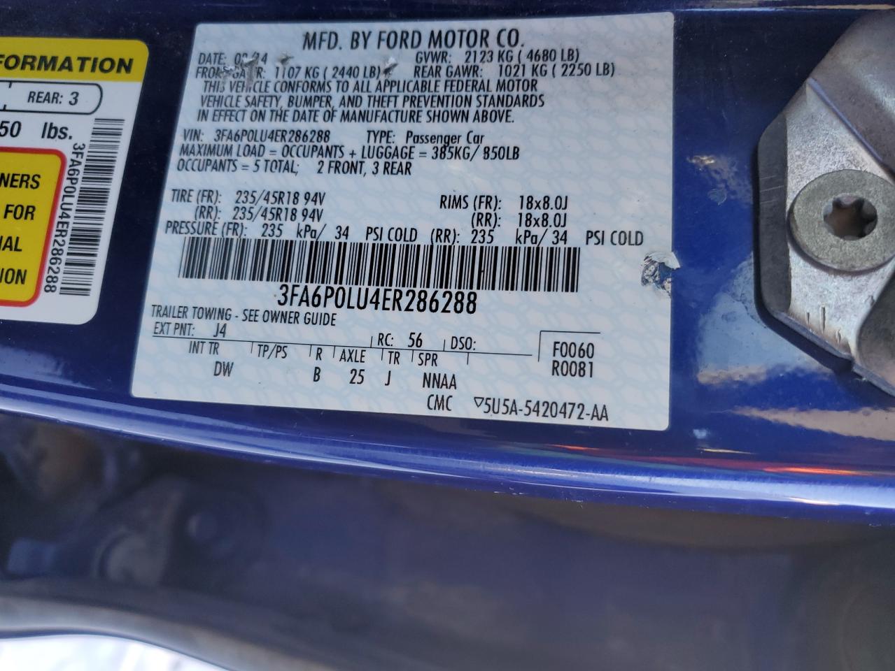 2014 Ford Fusion - Image 12