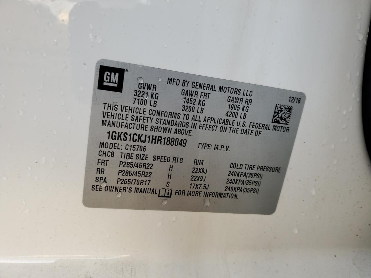 2017 GMC Yukon - Image 12