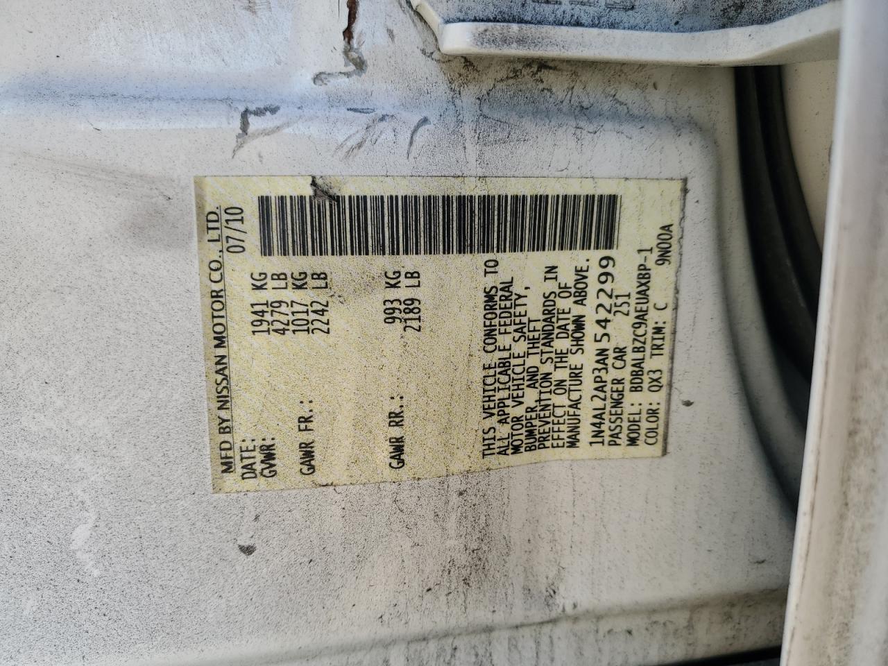 2010 Nissan Altima - Image 13