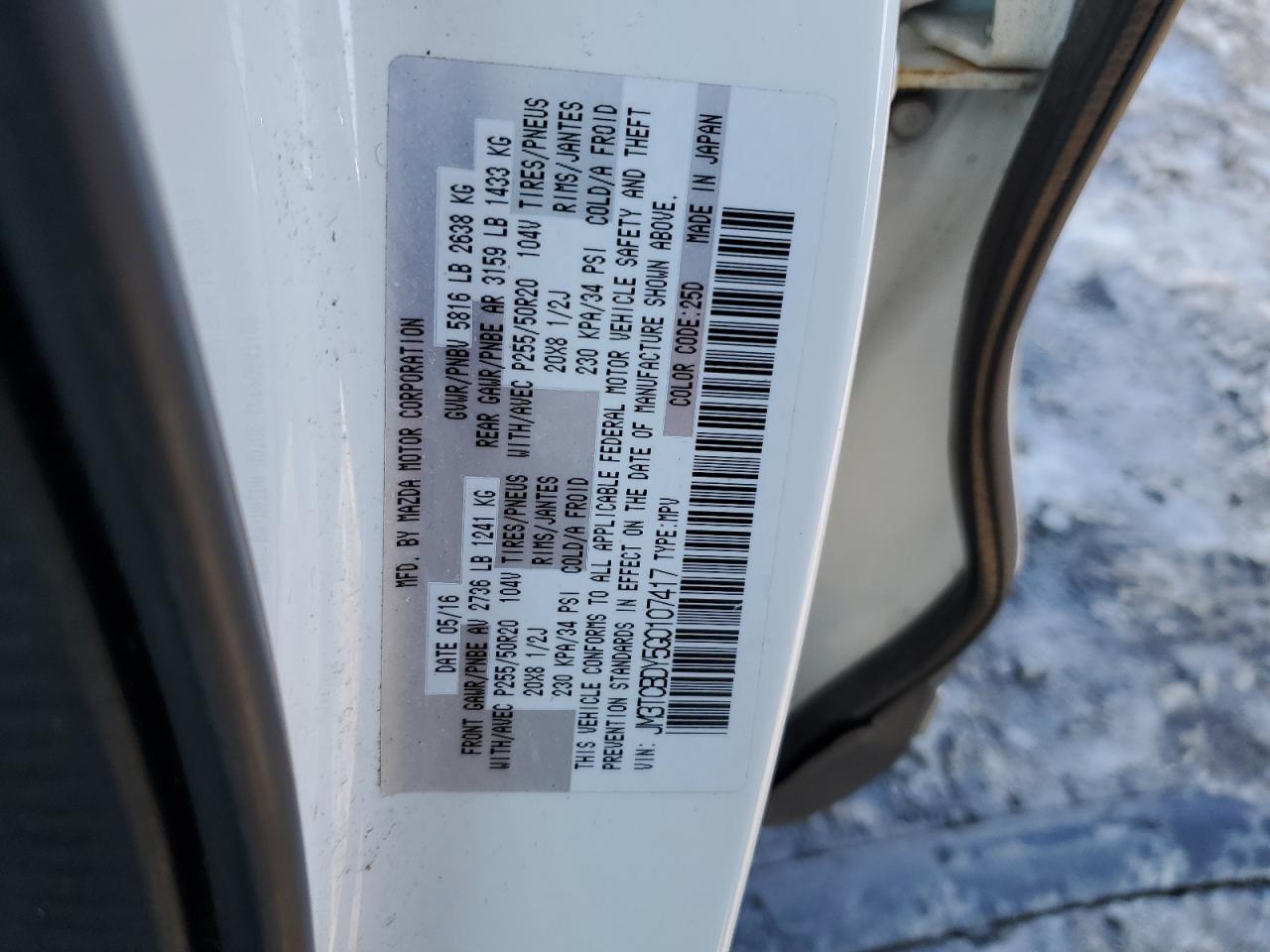 2016 Mazda CX-9 - Image 13