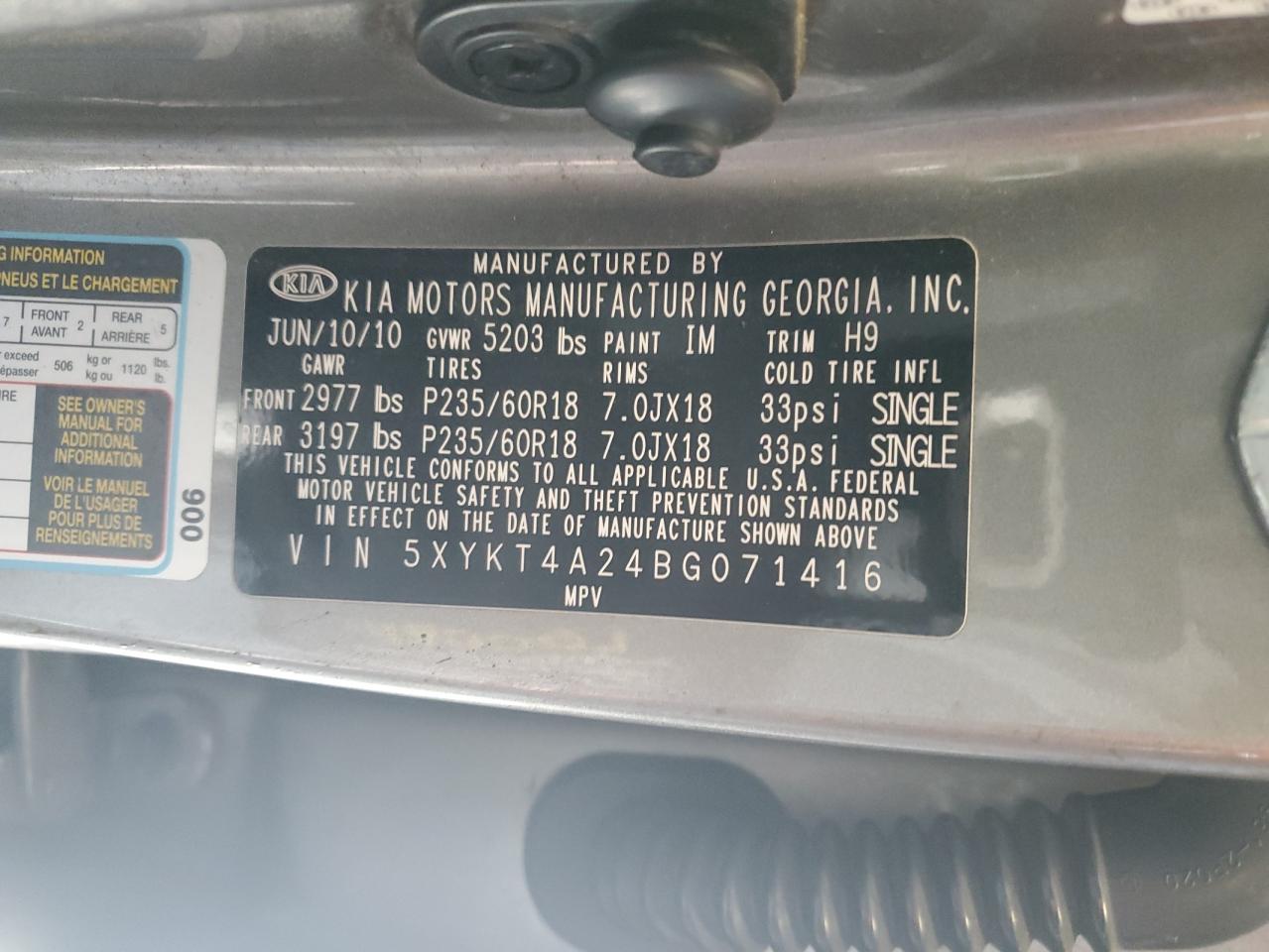2011 Kia Sorento - Image 13