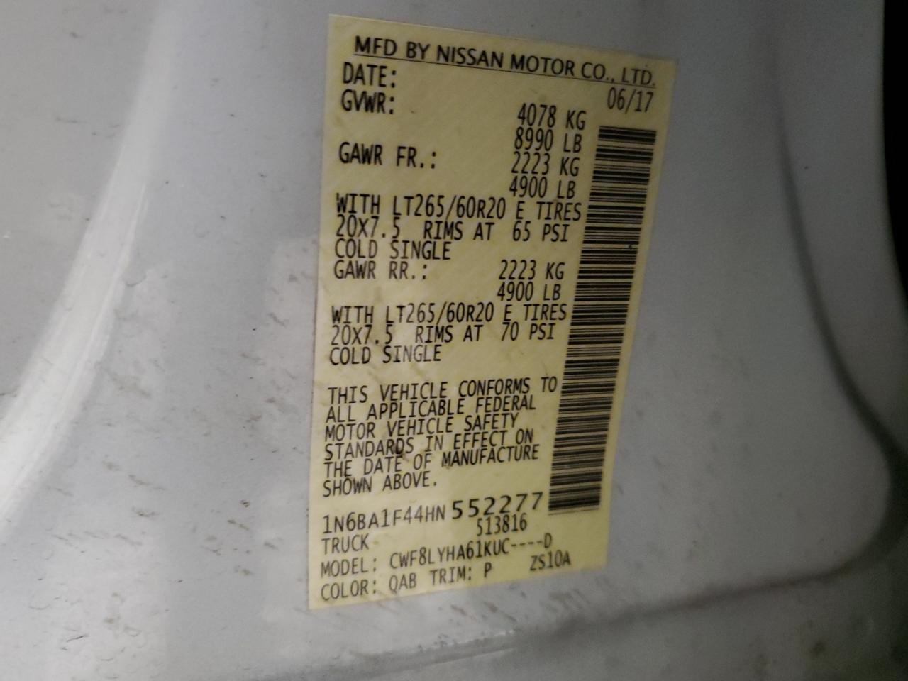 2017 Nissan Titan - Image 12