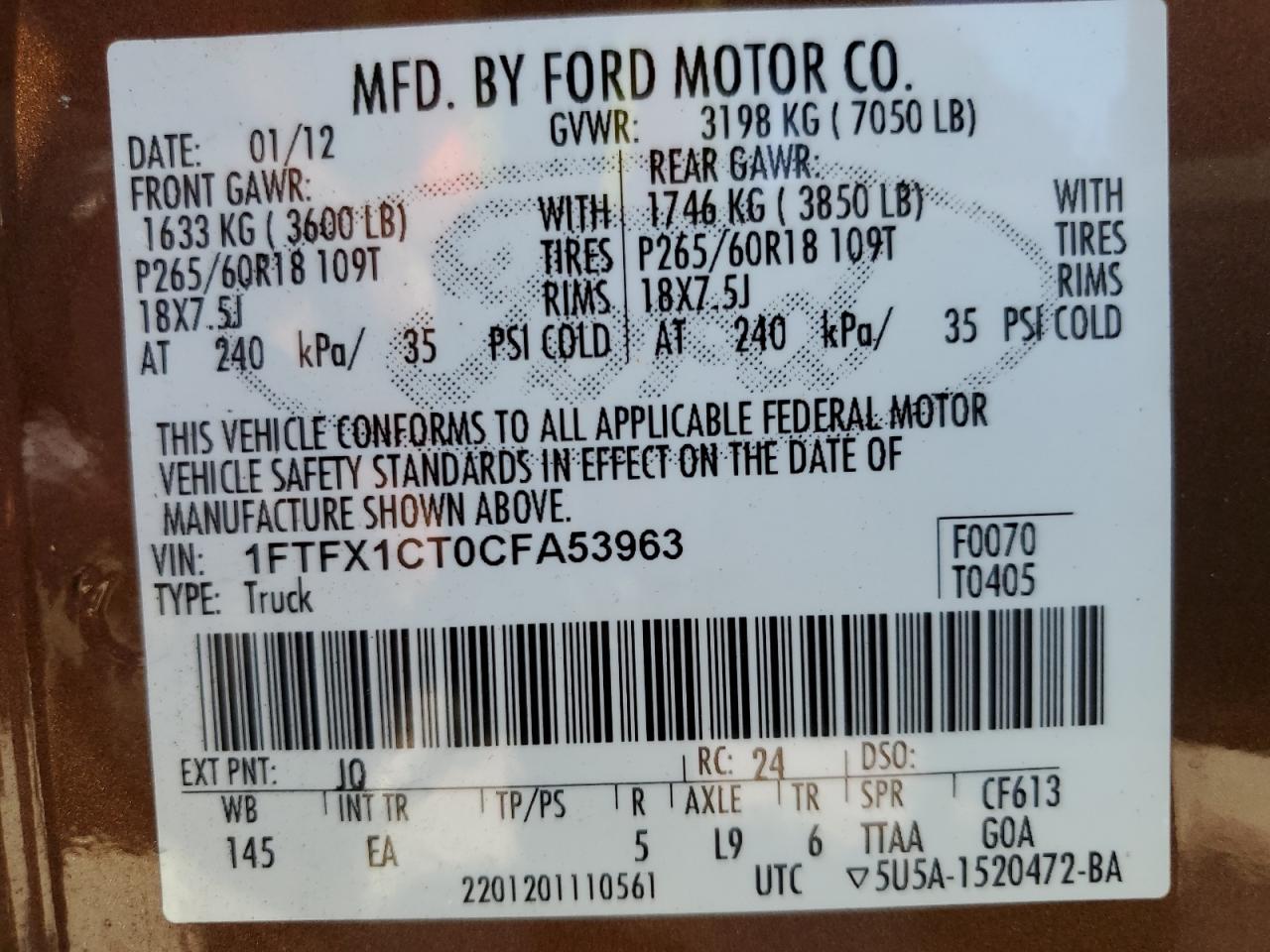 2012 Ford F-150 - Image 13