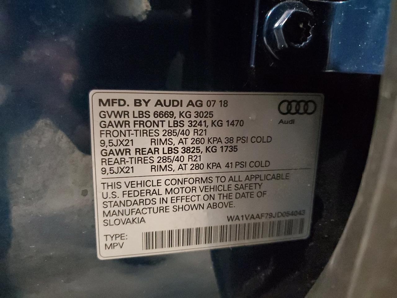 2018 Audi Q7 - Image 13