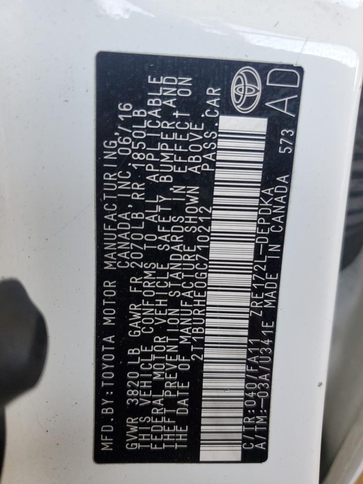 2016 Toyota Corolla - Image 12