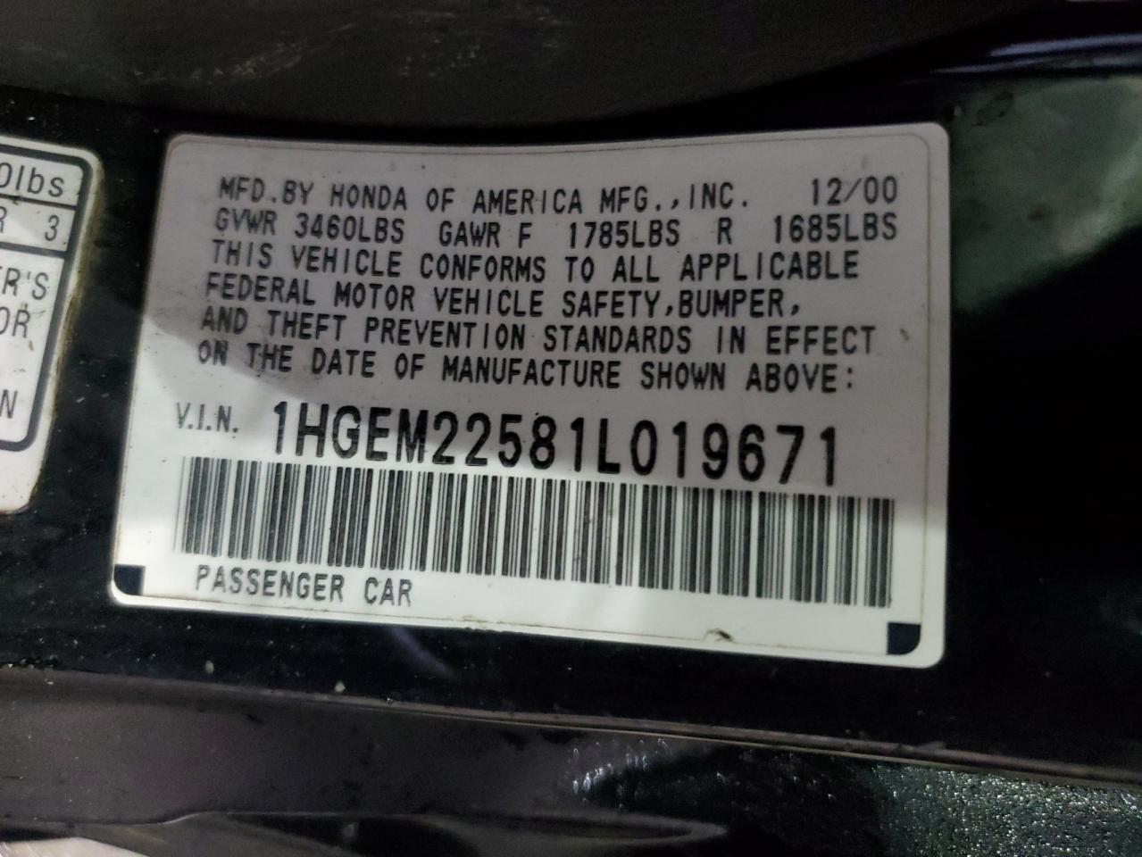 2001 Honda Civic - Image 12