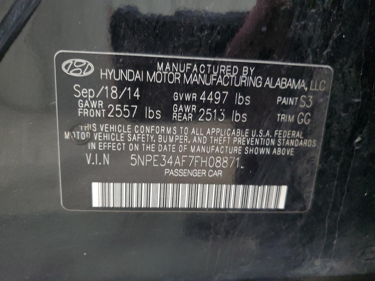 2015 Hyundai Sonata - Image 12