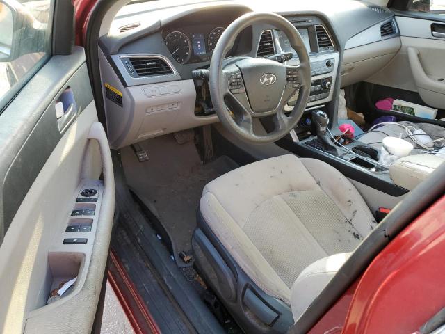 Sedans HYUNDAI SONATA 2016 Red