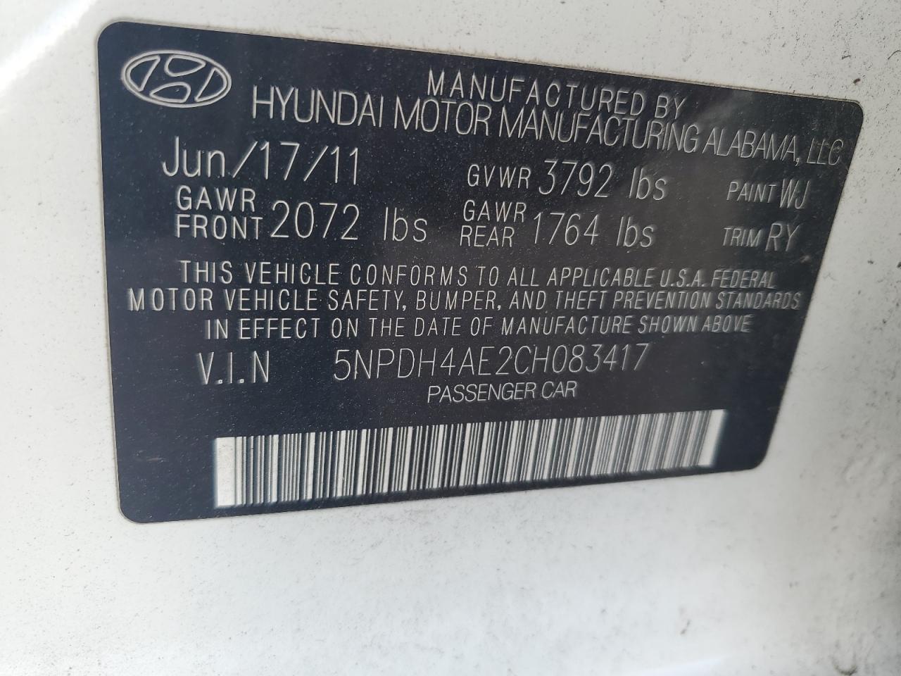 2012 Hyundai Elantra - Image 12