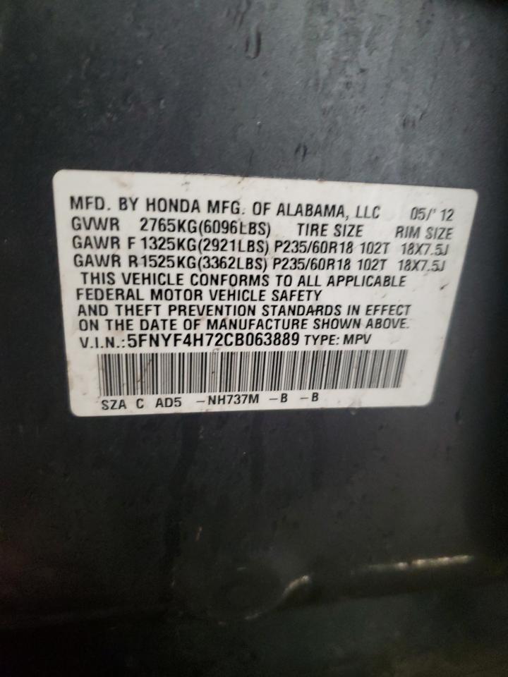 2012 Honda Pilot - Image 13