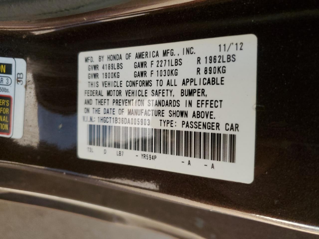 2013 Honda Accord - Image 14