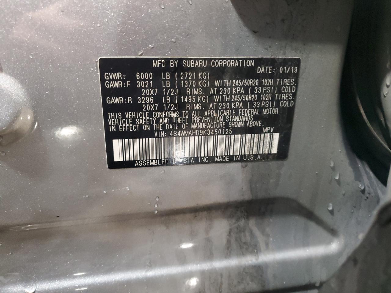 2019 Subaru Ascent - Image 12