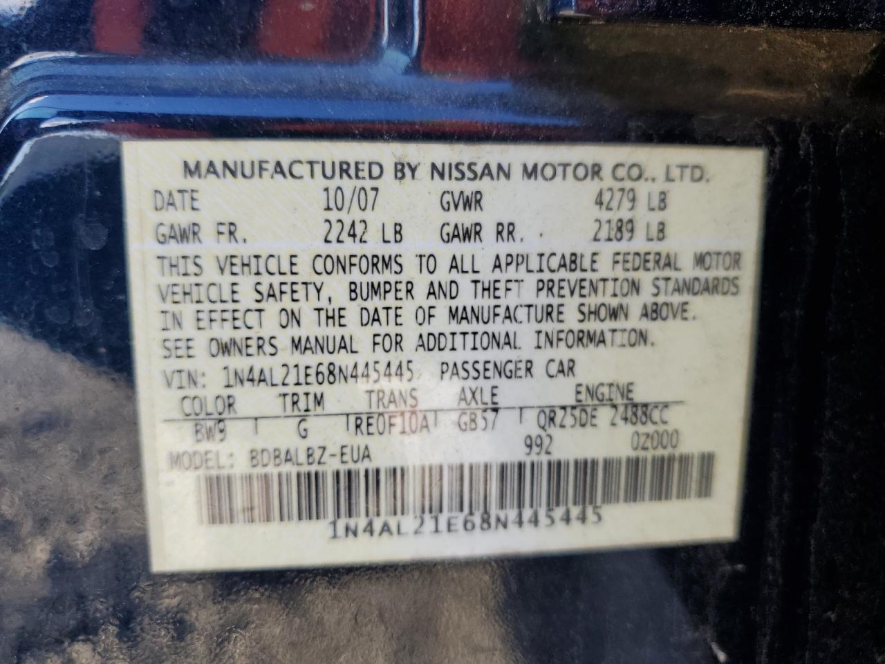 2008 Nissan Altima - Image 12