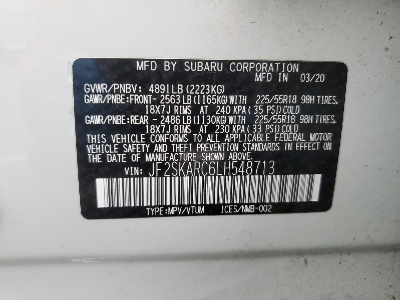 2020 Subaru Forester - Image 12