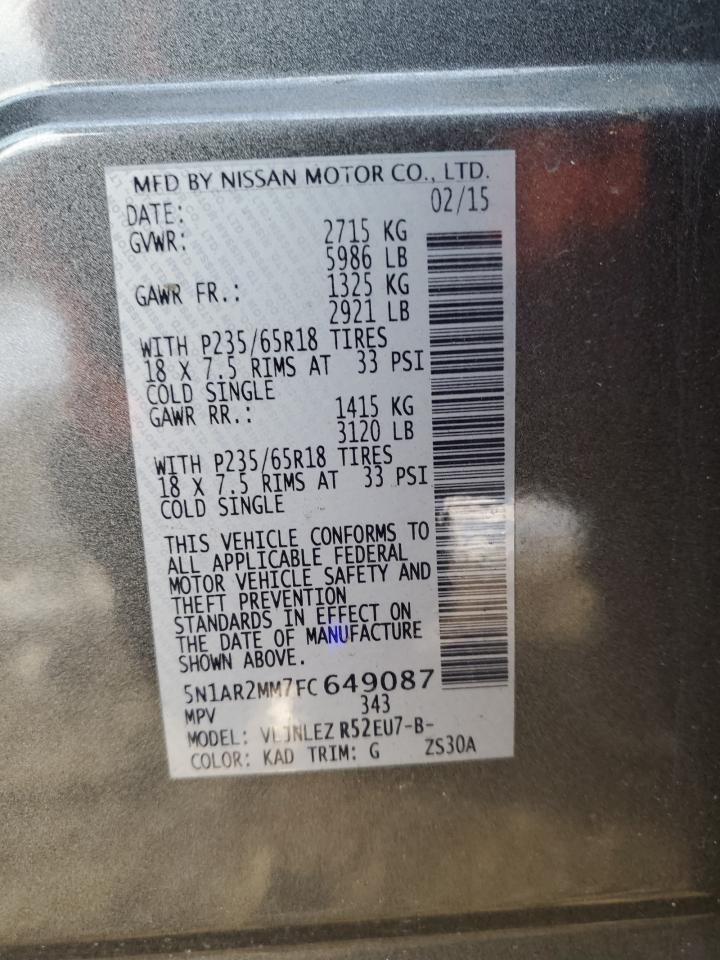 2015 Nissan Pathfinder - Image 13