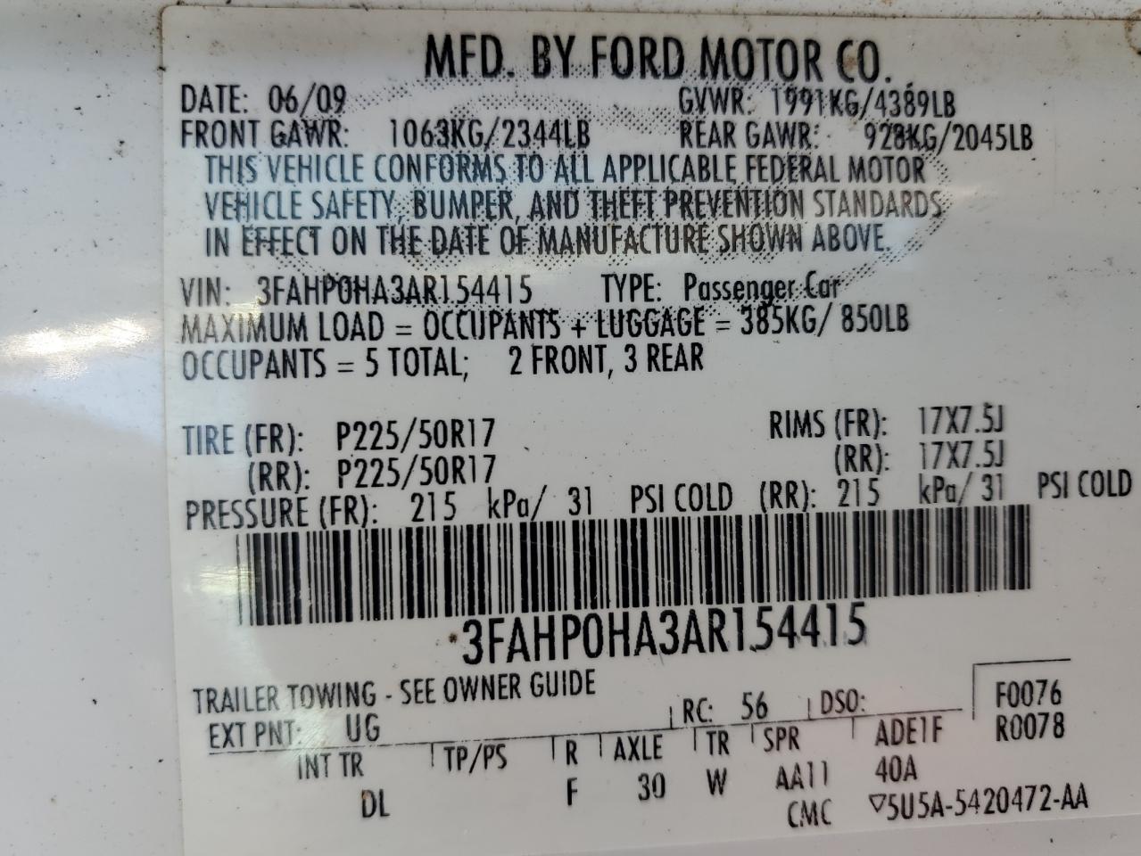 2010 Ford Fusion - Image 12