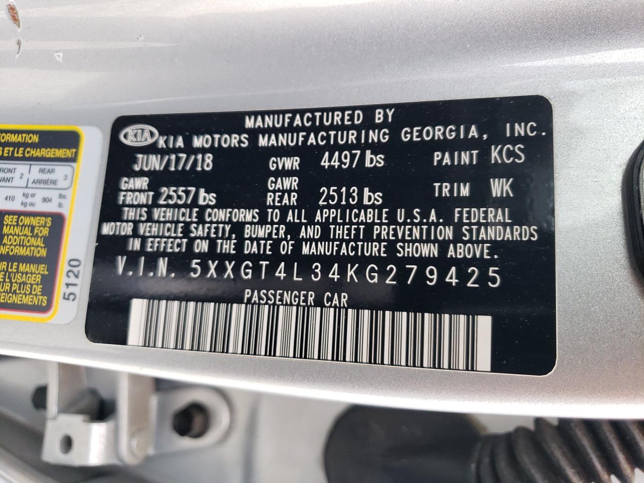 2019 Kia Optima - Image 12