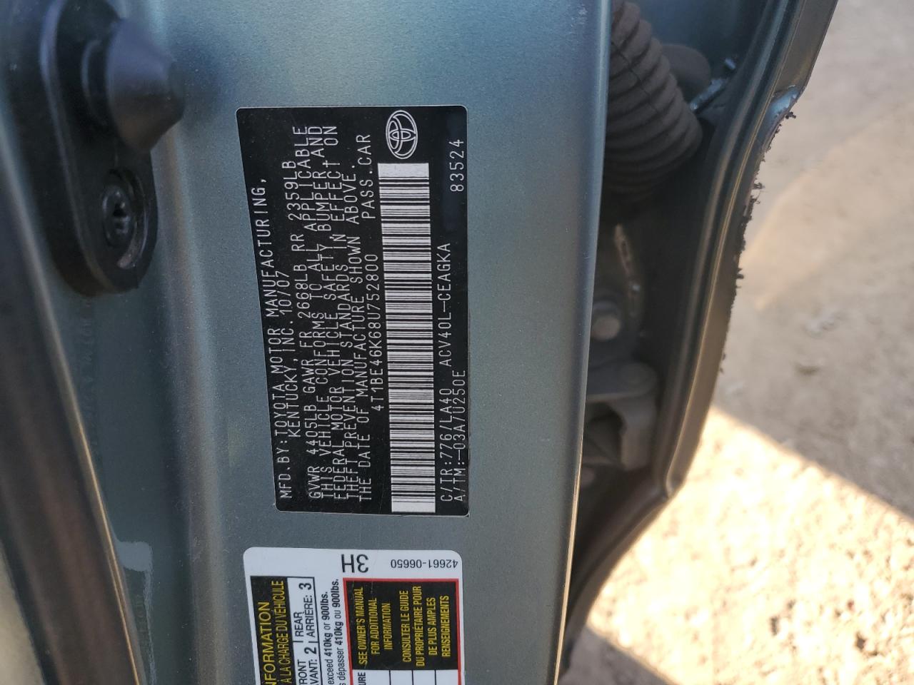 2008 Toyota Camry - Image 12