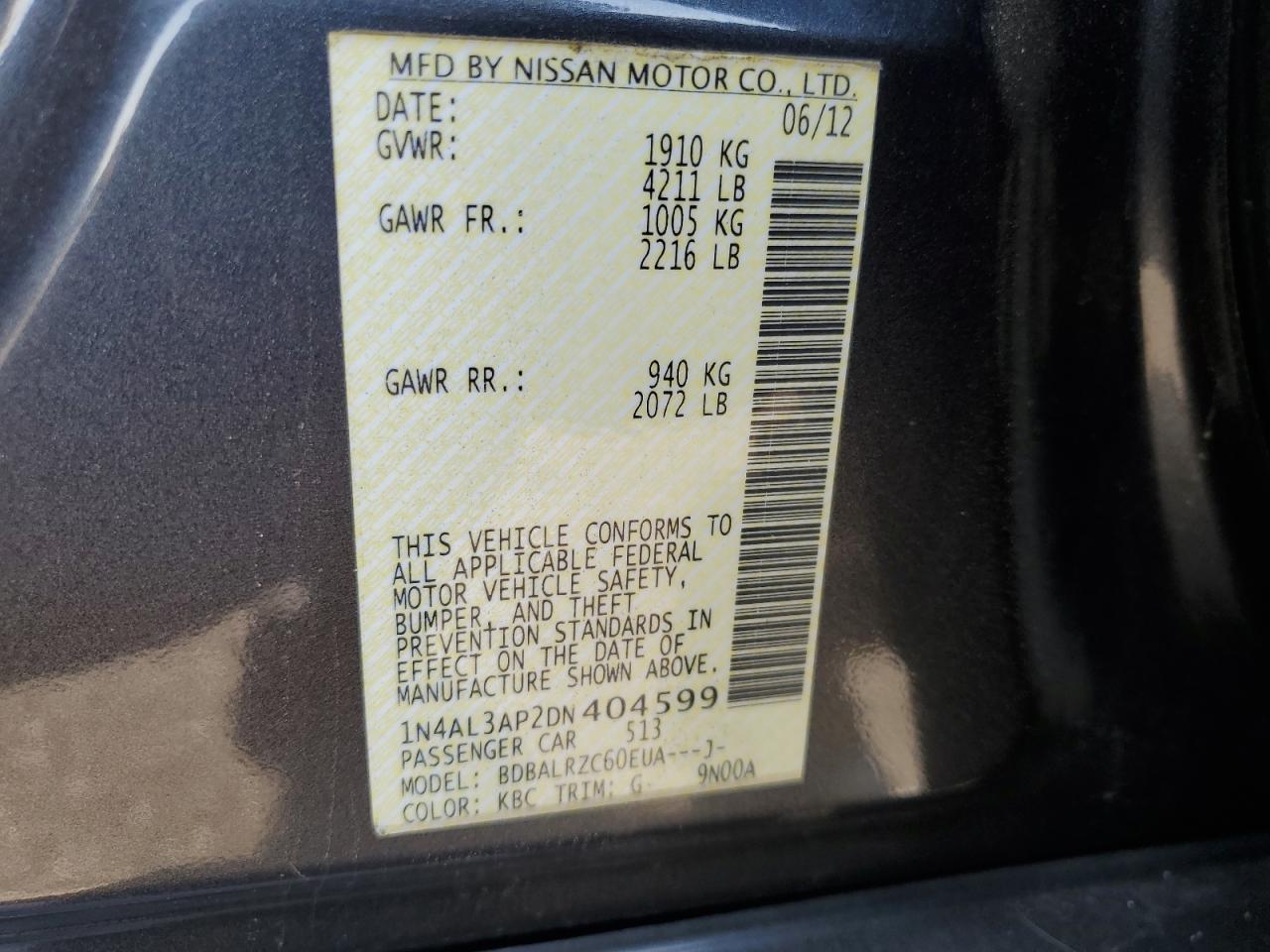 2013 Nissan Altima - Image 12