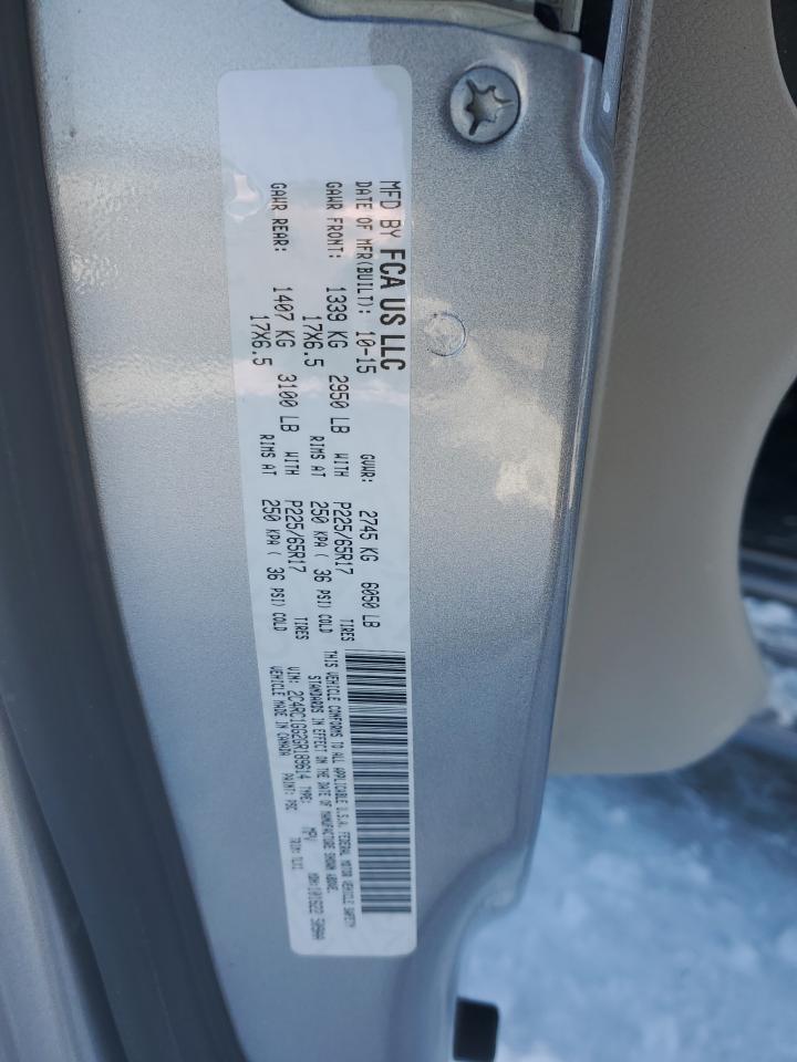 2016 Chrysler Town & Country Limited Platinum VIN: 2C4RC1GG2GR189614 Lot: 87894305