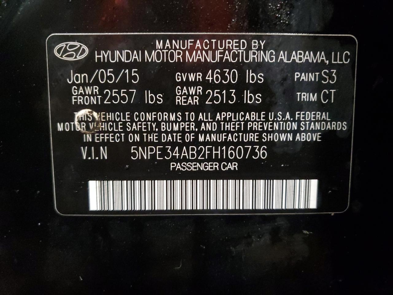 2015 Hyundai Sonata - Image 12