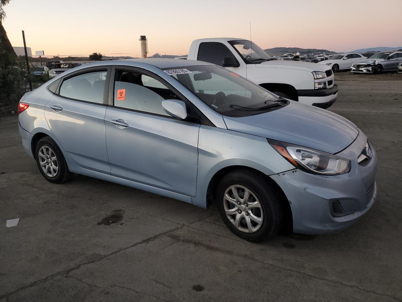 VIN KMHCT4AE2EU625498 2014 HYUNDAI ACCENT no.4