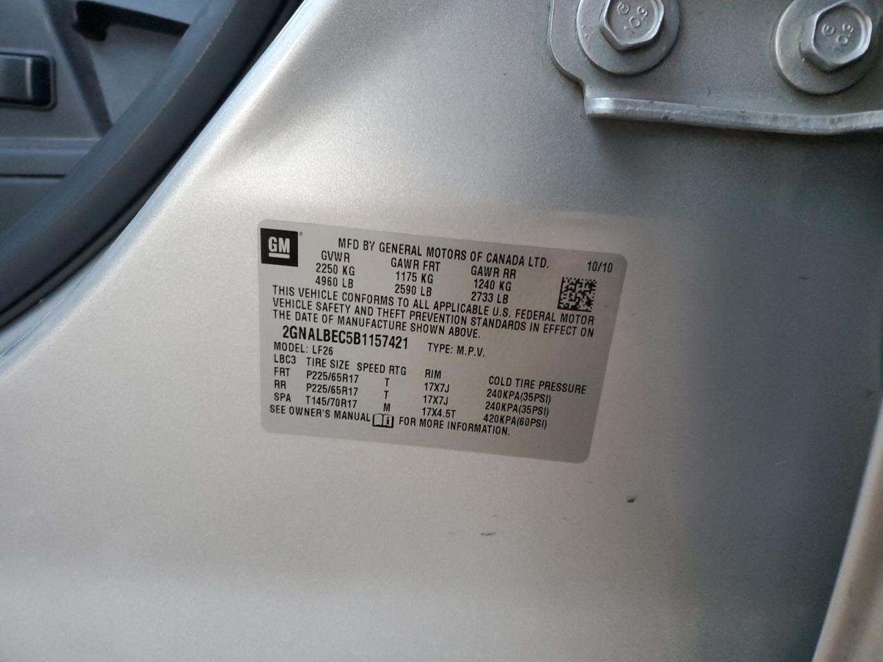 2011 Chevrolet Equinox - Image 15