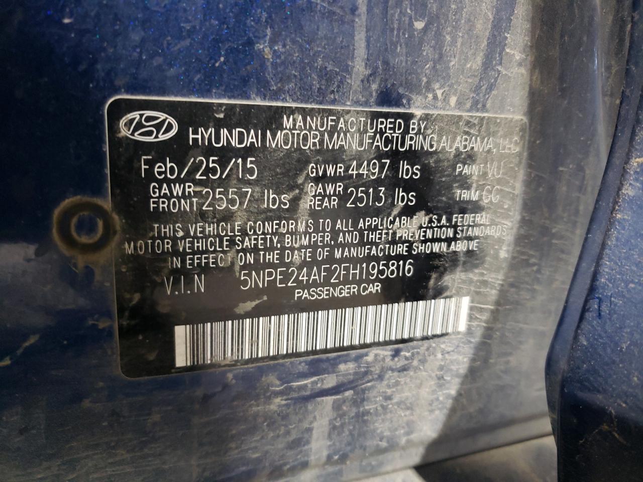 2015 Hyundai Sonata - Image 12