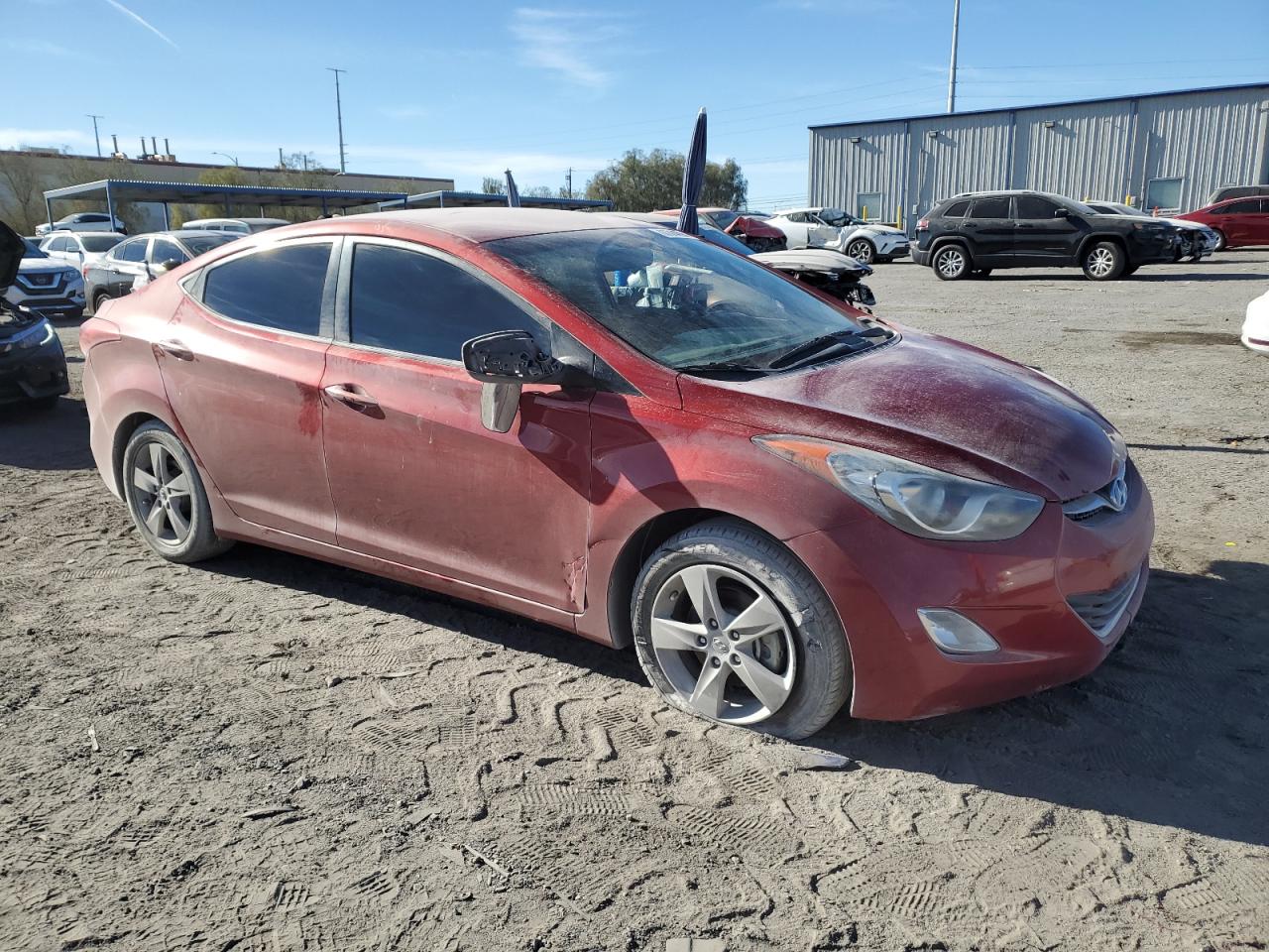 VIN KMHDH4AE7DU866087 2013 HYUNDAI ELANTRA no.4