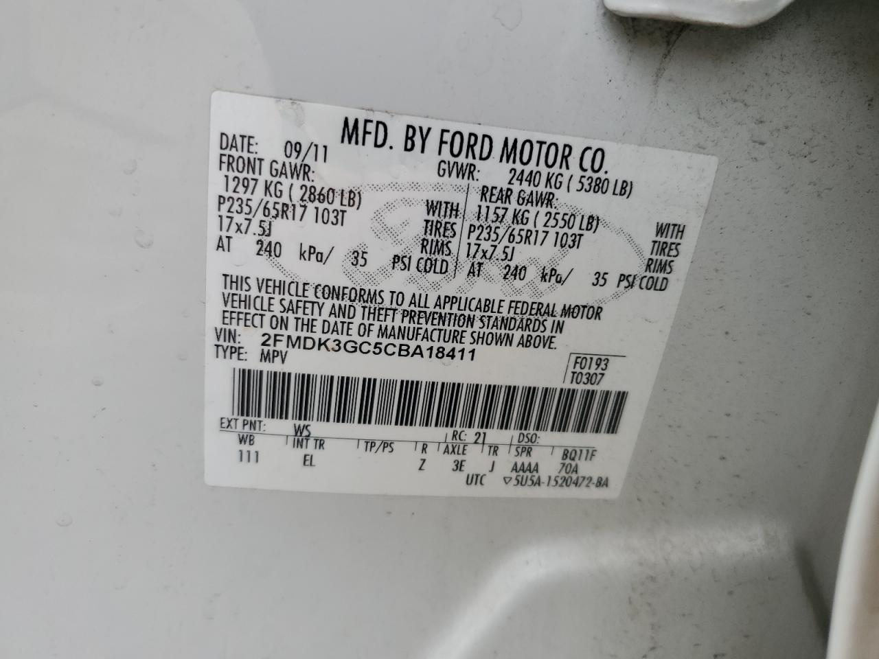 2012 Ford Edge - Image 13