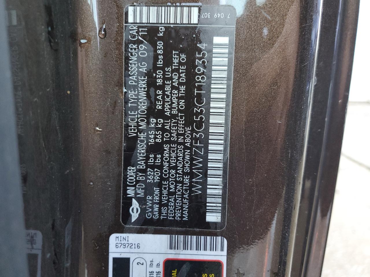 2012 MINI Cooper - Image 13