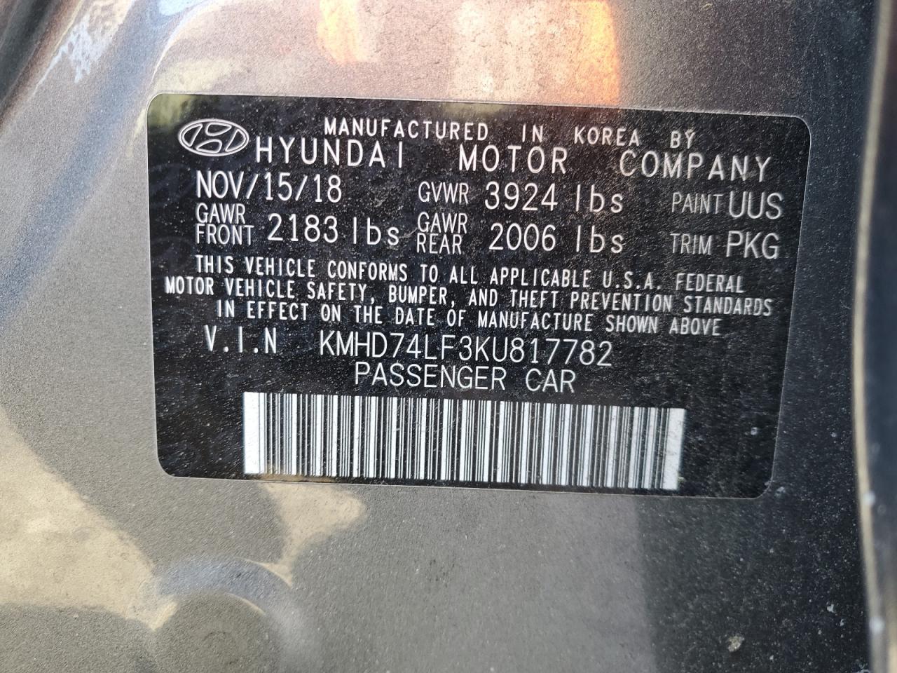 2019 Hyundai Elantra - Image 12