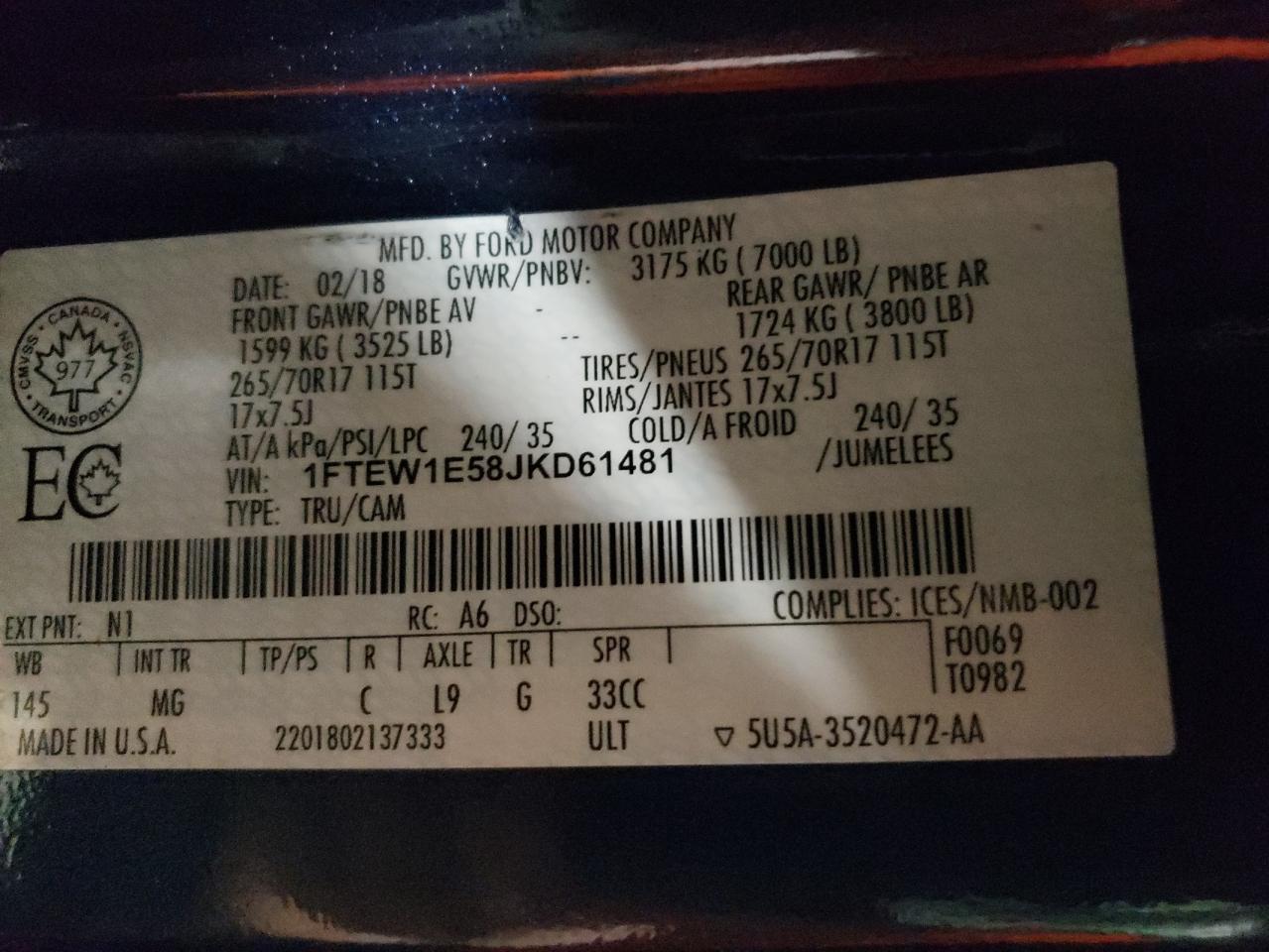 2018 Ford F-150 - Image 12